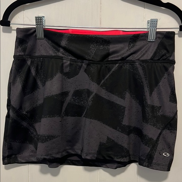 Champion Black and Gray Mini Athletic Skirt w Shorts - Picture 1 of 4